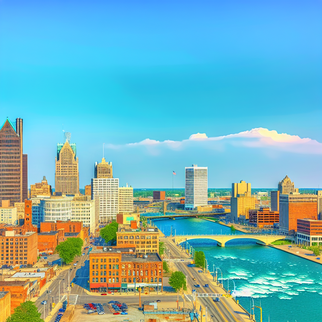 water damage in Buffalo Charles Detroit Michigan image