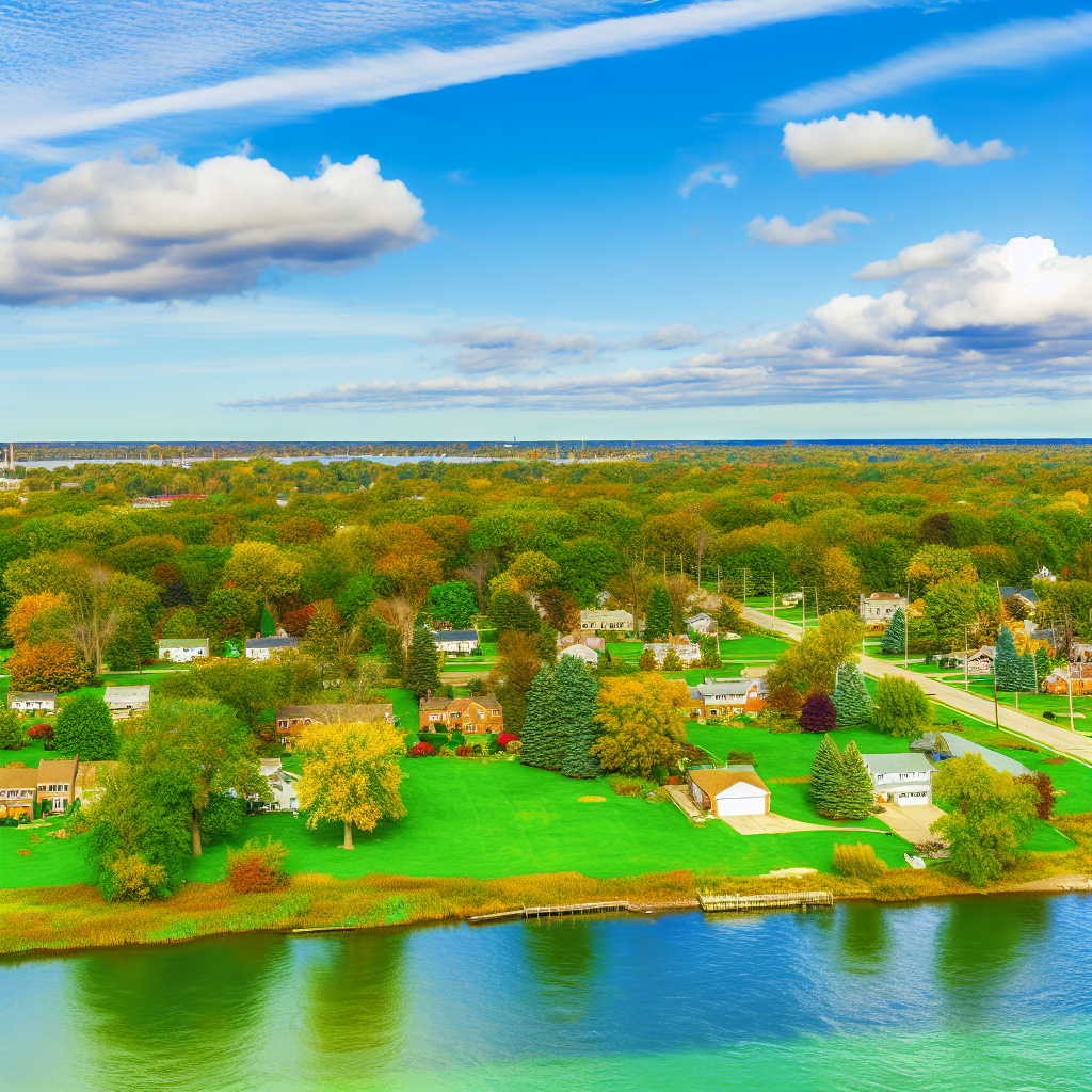 water damage in Grosse Ile Township Michigan image