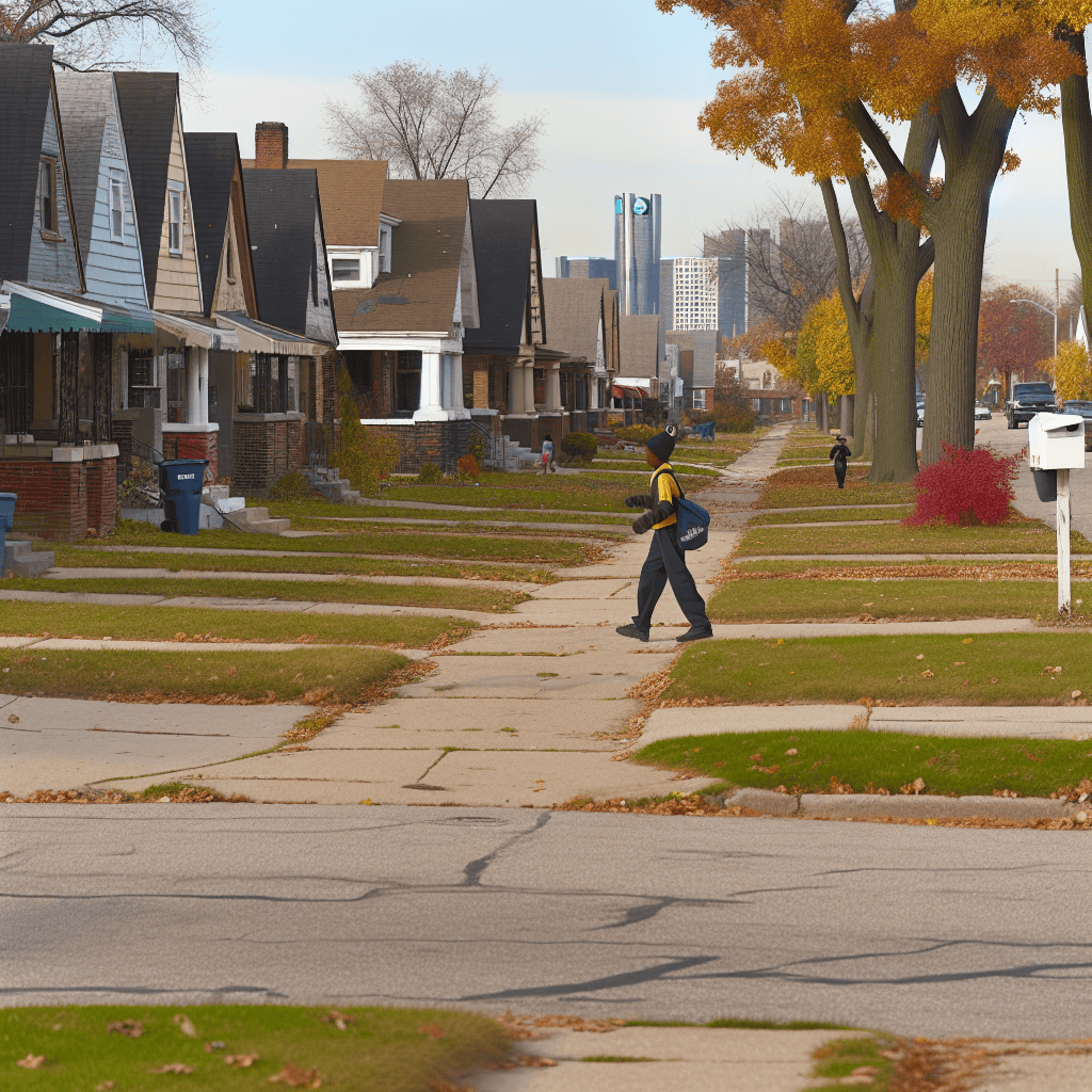 water damage in Highland Park Michigan image