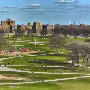 Lafayette Park Detroit MI image