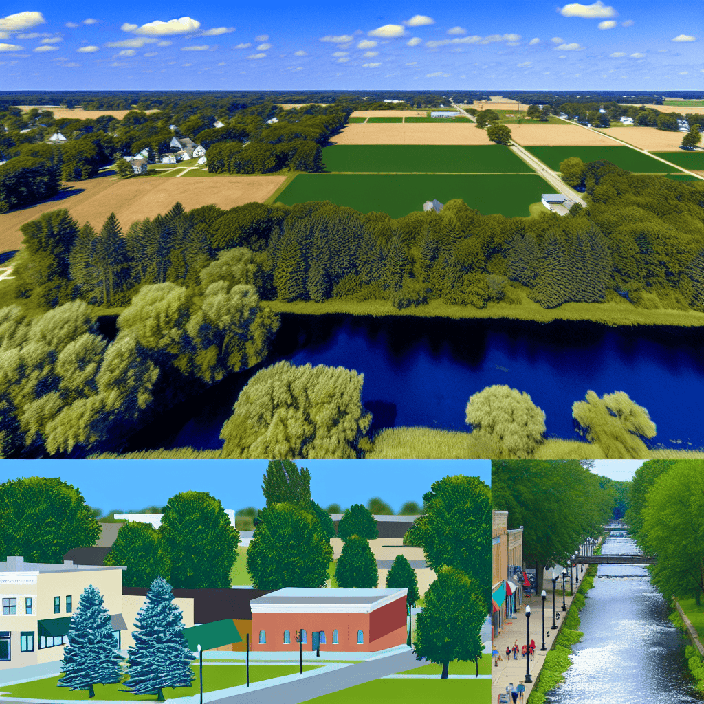 water damage in New Boston Michigan image