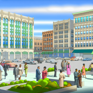 New Center Commons Detroit MI image