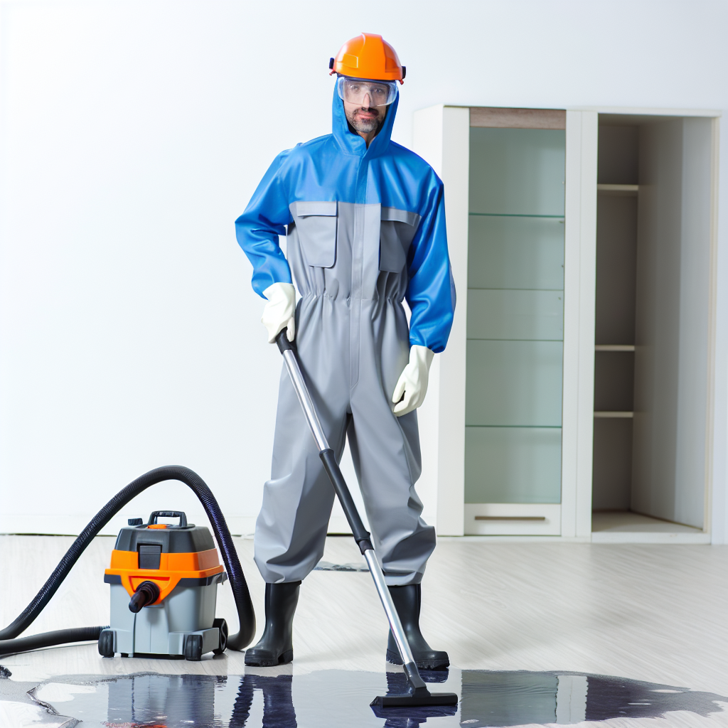 Burst Pipe Water Damage Cleanup image